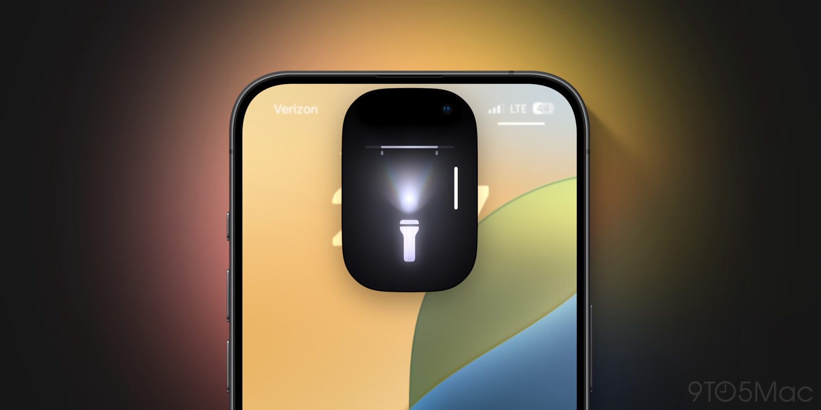 iPhone flashlight in iOS 18