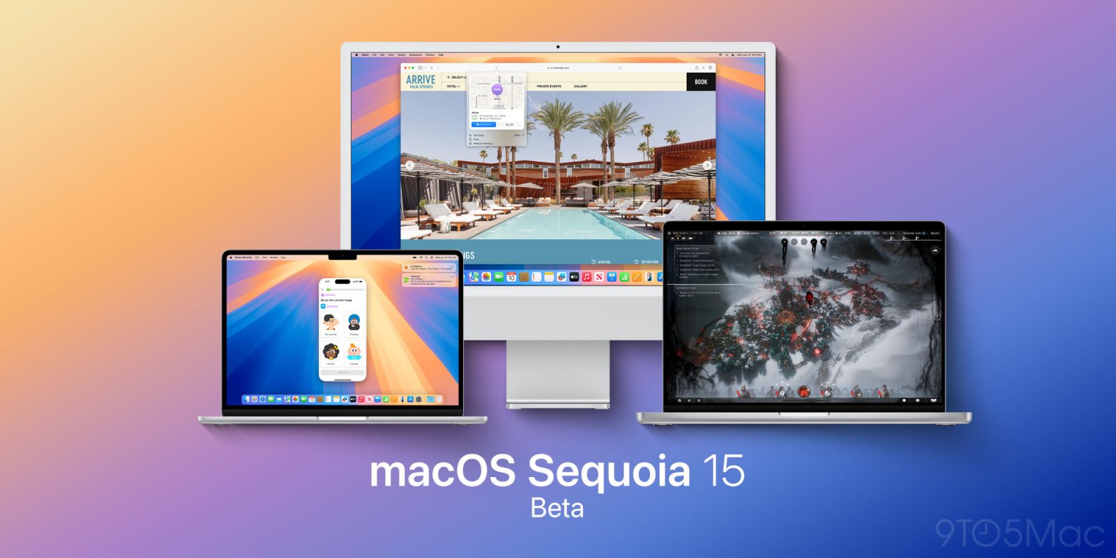 macOS Sequoia bêta 1