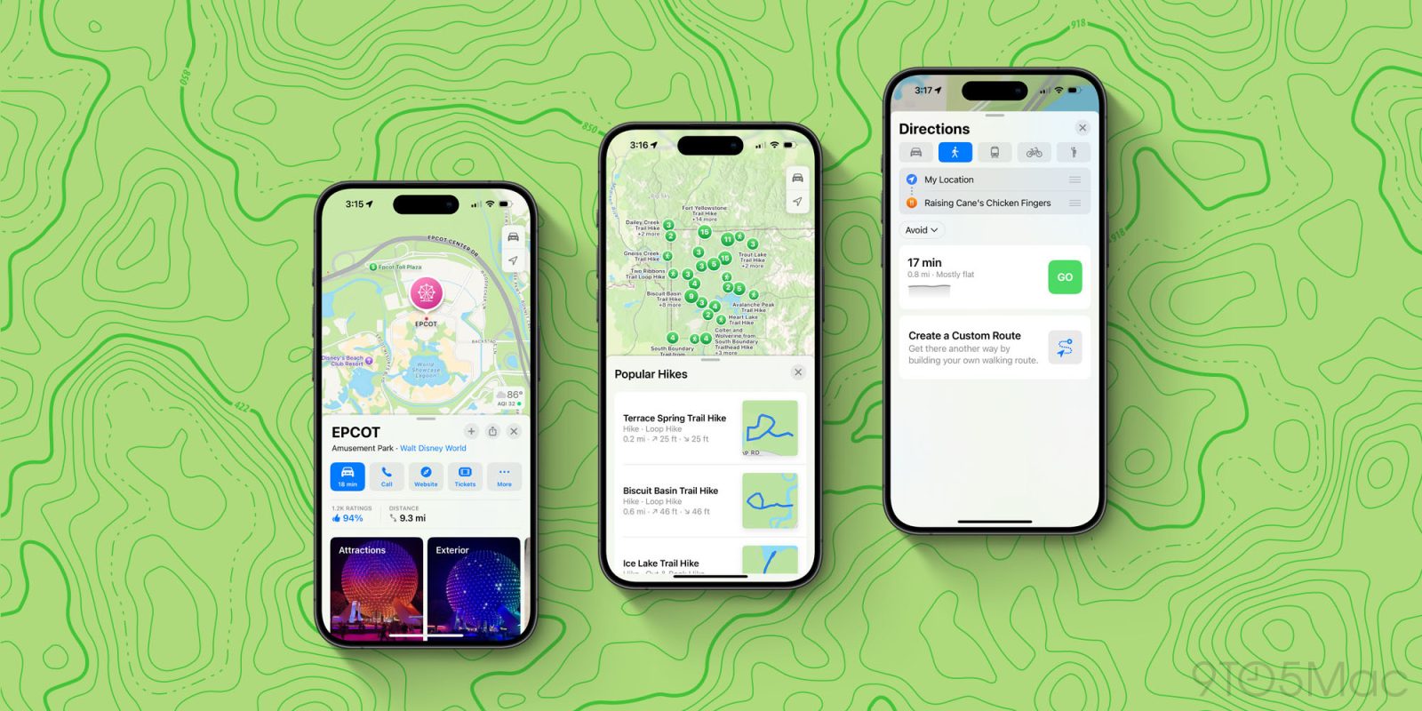 Cartes Apple dans iOS 18