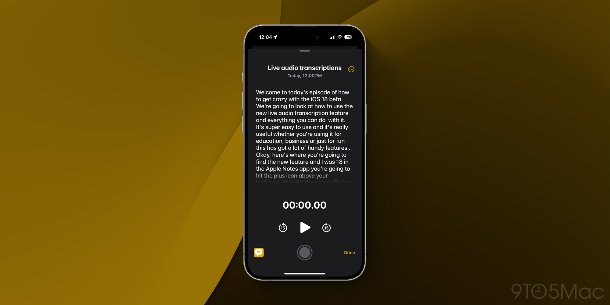 How To Use Apple Notes Live Audio Transcription In IOS 18 And MacOS ...