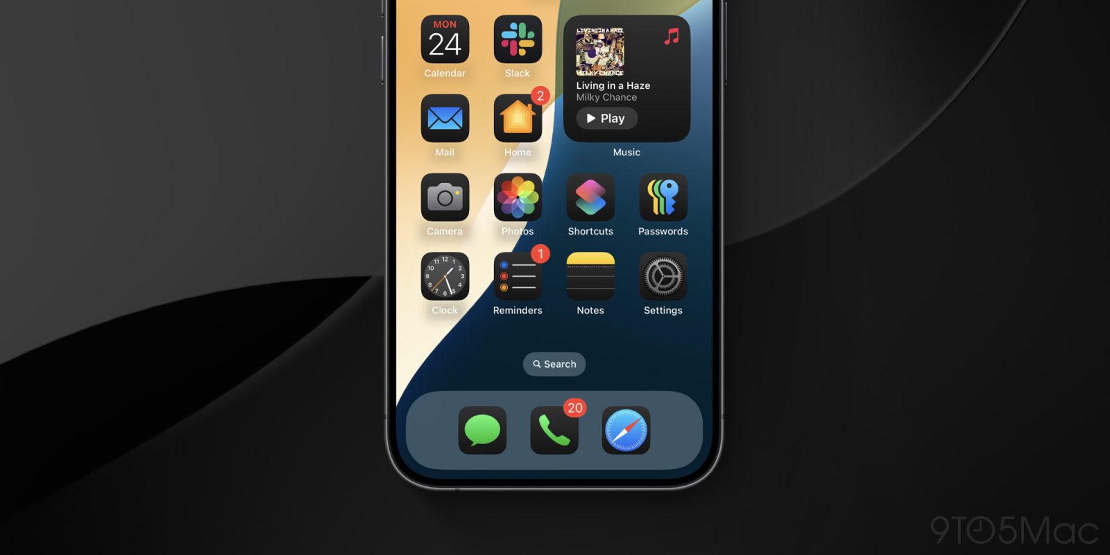 use dark mode app icons iphone ios 18 how to