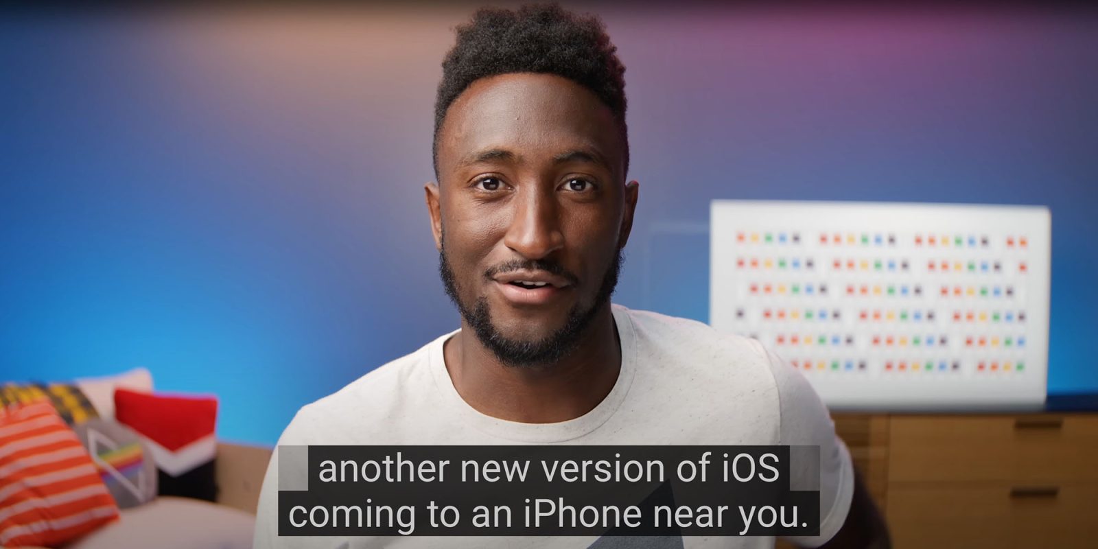 Apple used YouTube videos to train AI without consent | Screengrab from an MKVHD video with subtitles shown