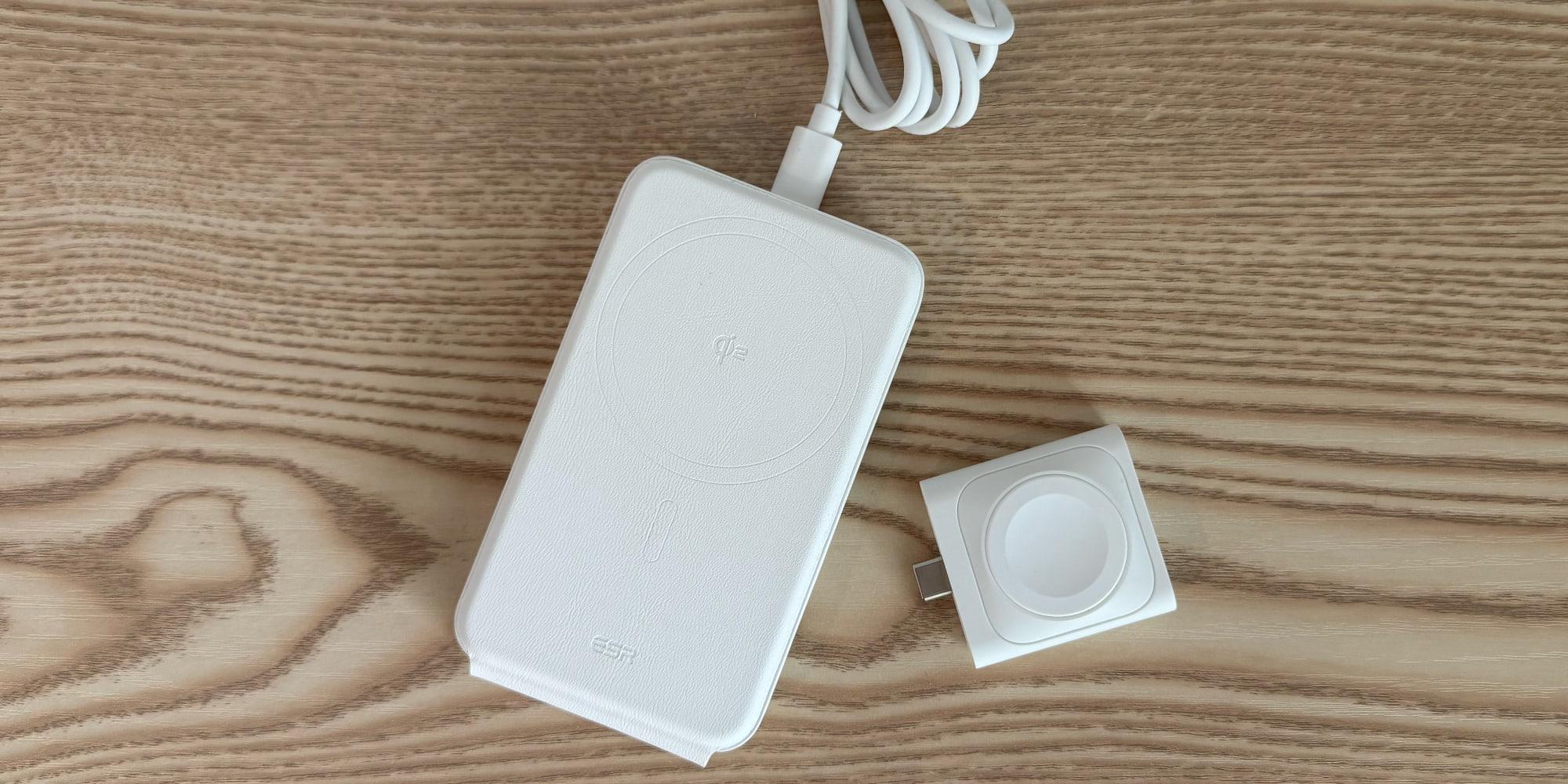 ESR 3-in-1 Qi2 iPhone Charger folded up