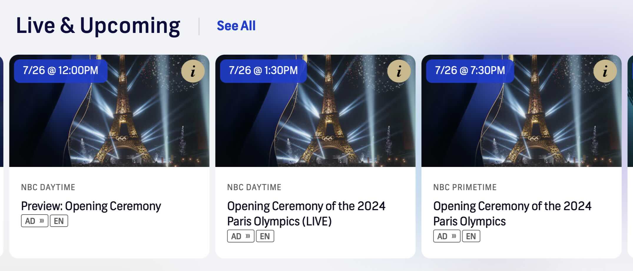 How to watch the Olympics opening ceremony full schedule