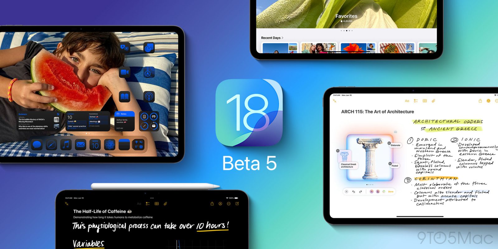 iPadOS 18 versi beta 5