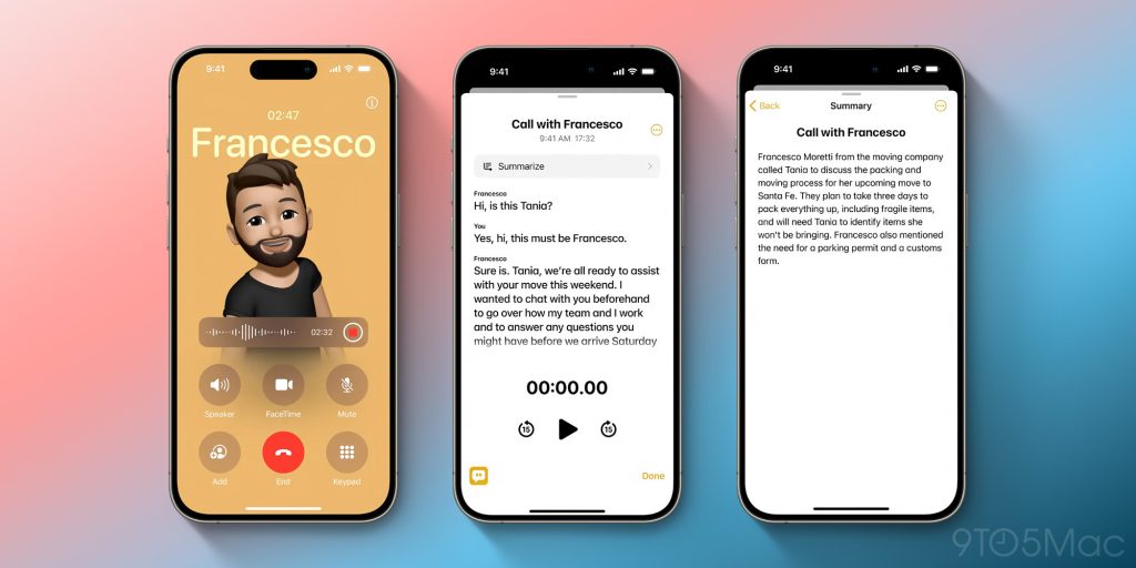 iOS 18 call recording