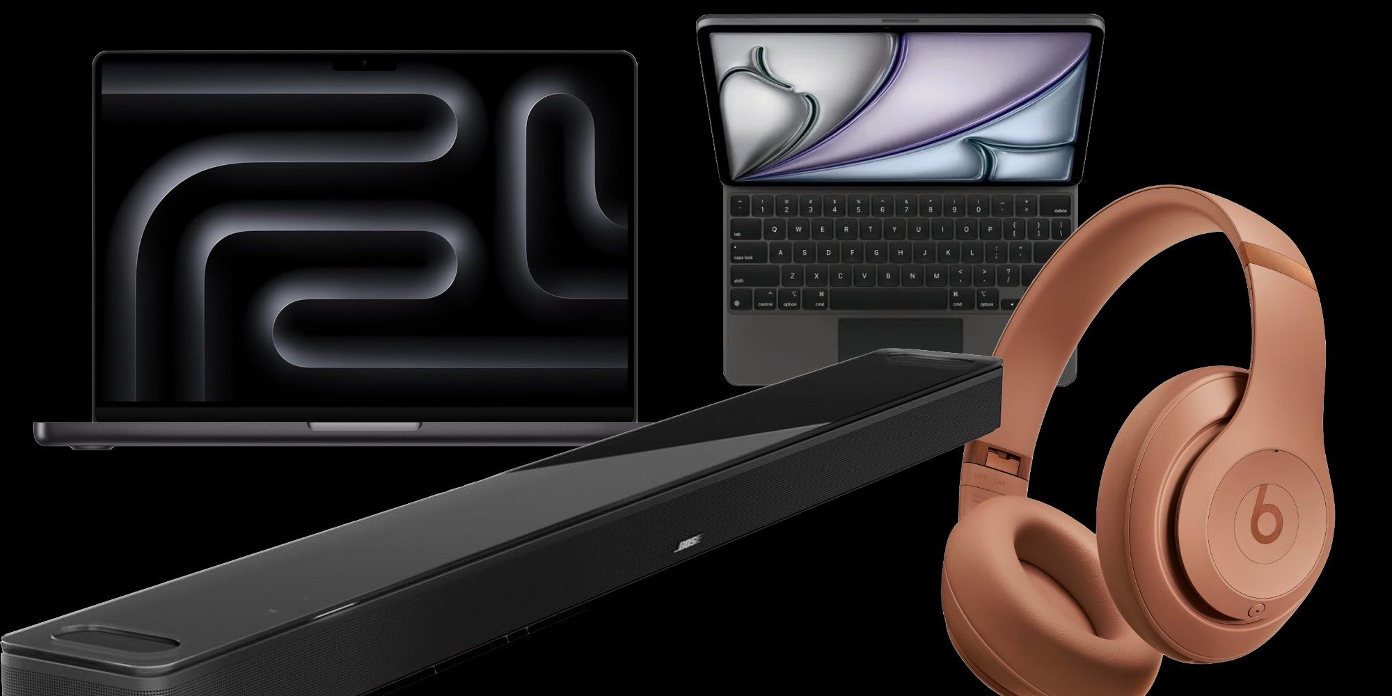 Скидки: Magic Keyboard для M2 iPad Air на 170 $ дешевле, MacBook Pro на 1 ТБ до 450 $ дешевле, Bose AirPlay Smart Soundbar и многое другое