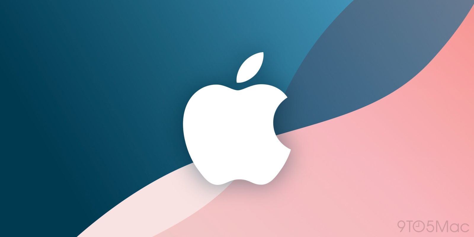 Apple logo iOS 18 background