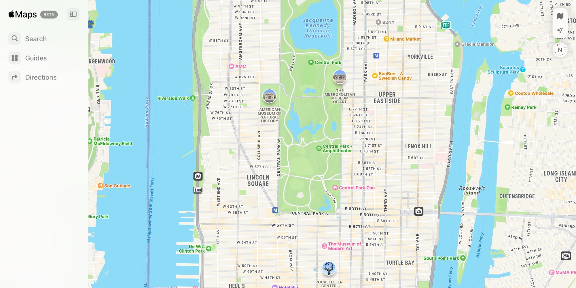 Веб-версия Apple Maps теперь работает в Firefox, а также в Edge для Mac