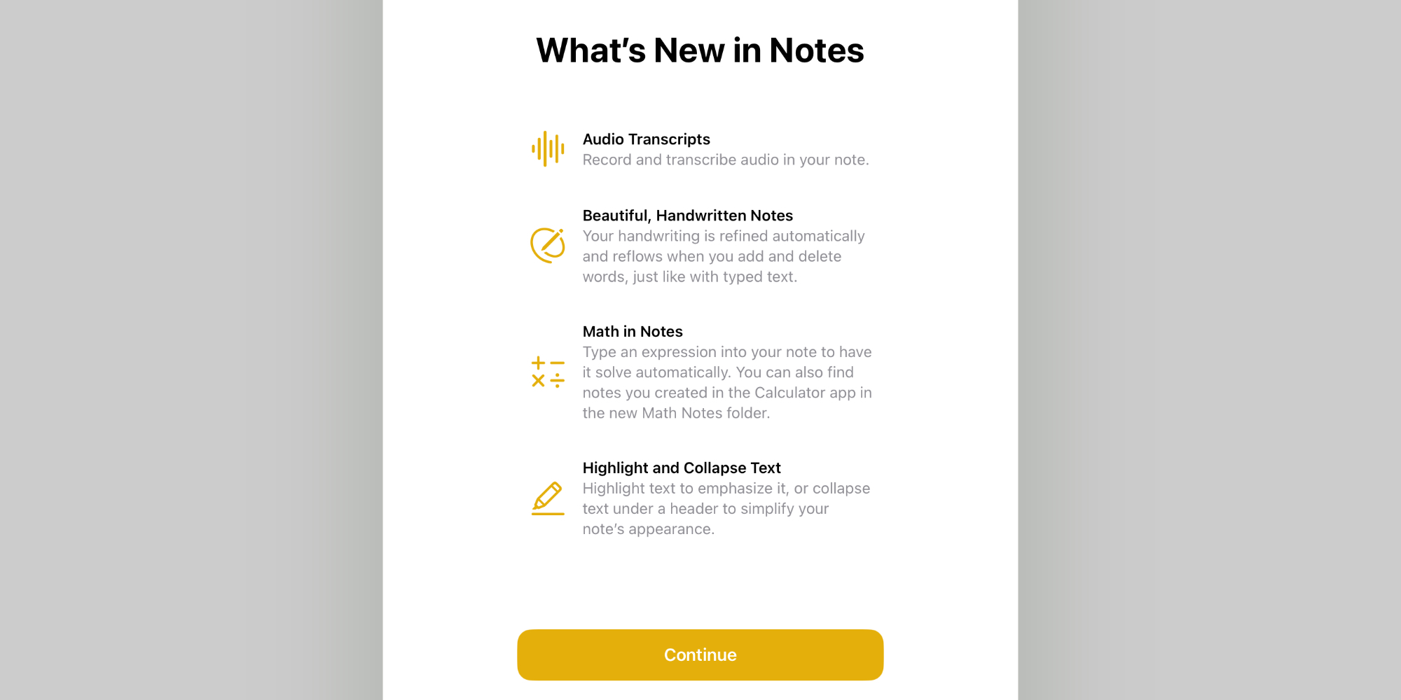 Apple Notes iOS 18 What's New