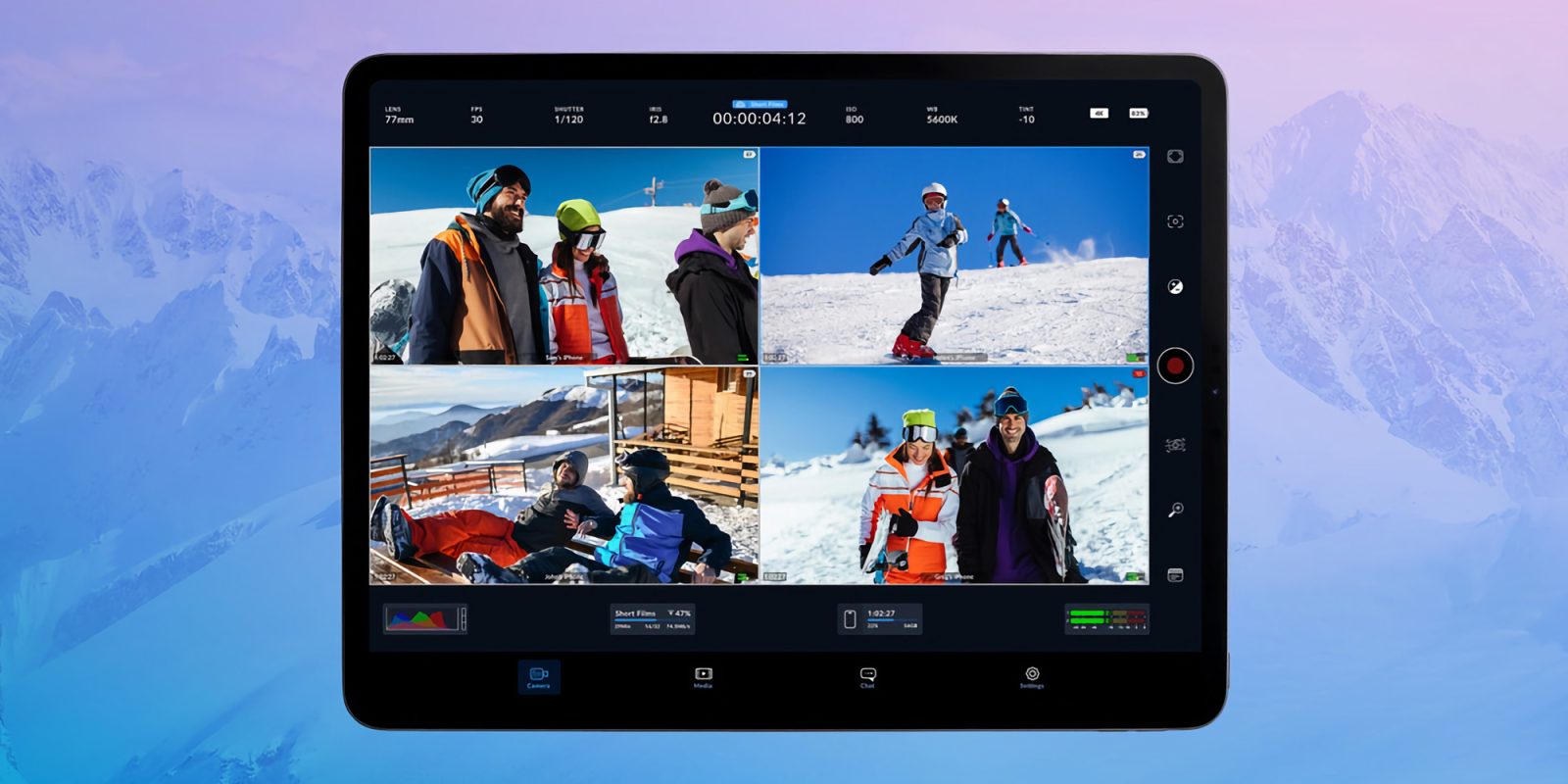 Aplicación Blackmagic Camera actualizada con nuevas funciones y versión para iPad