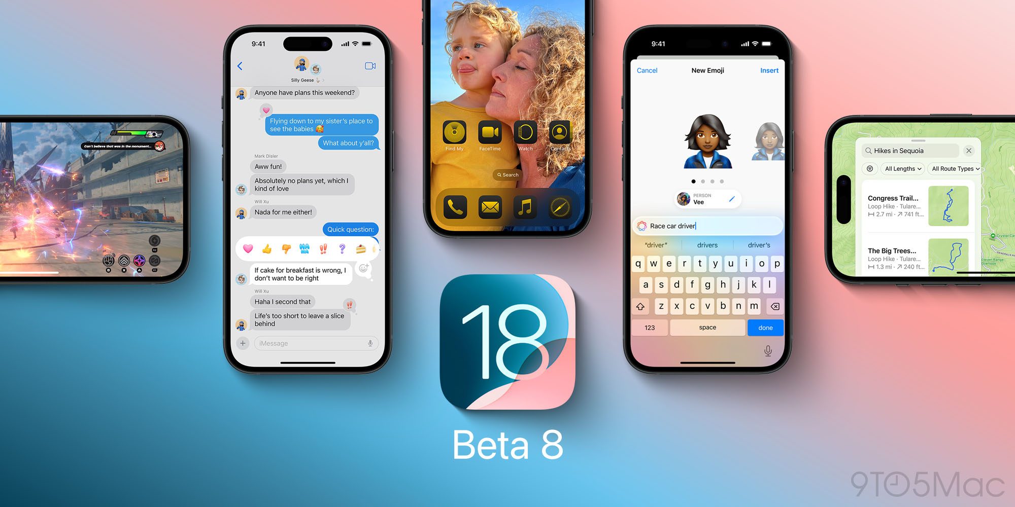 iOS 18 beta 8 доступна перед публичным релизом в следующем месяце