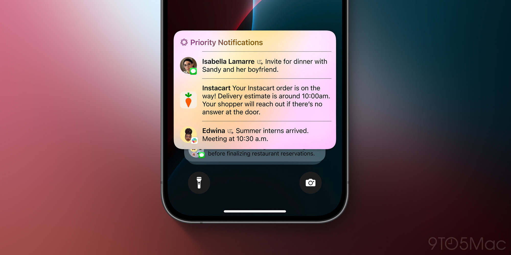 Ringkasan notifikasi di iOS 18.1