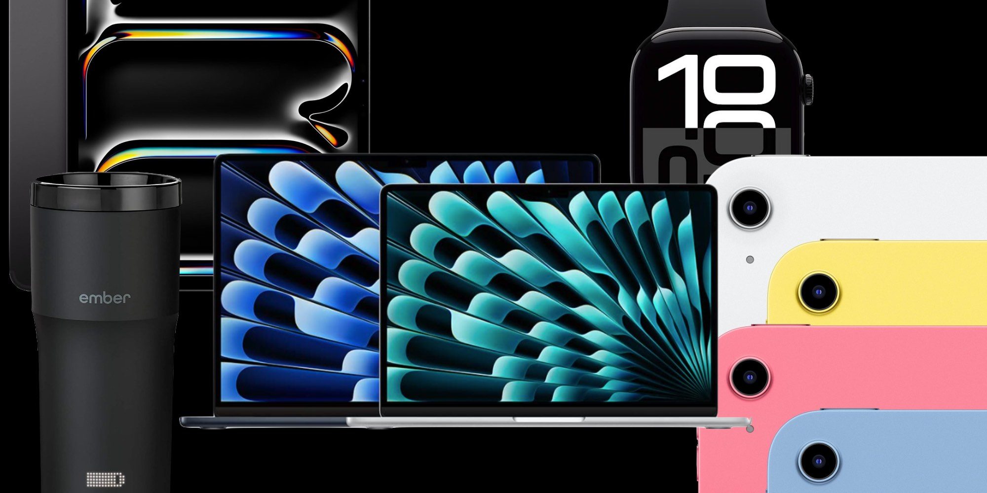 Скидки: 15-дюймовый MacBook Air M3 с 16 ГБ ОЗУ за $300, iPad за $299, Apple Watch Series 10, аксессуары Find My, клавиатуры для Mac и многое другое
