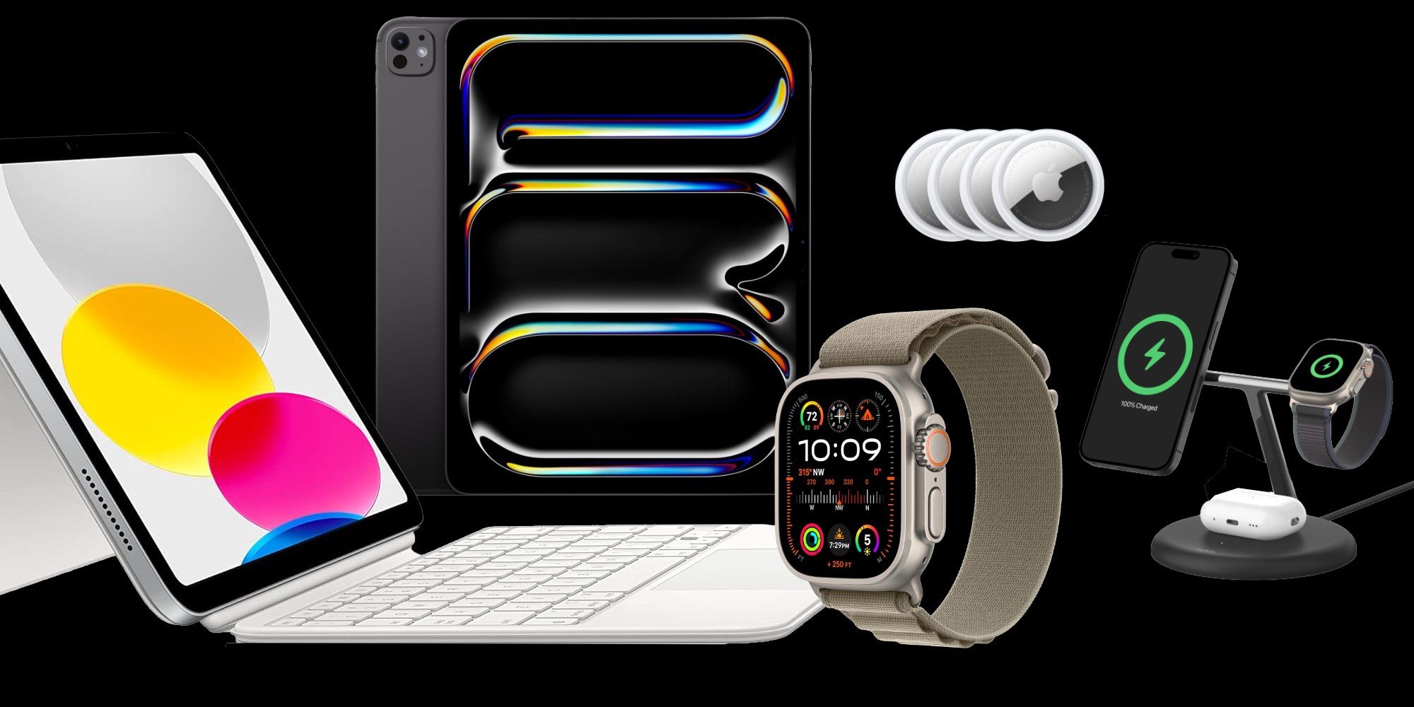 Сделки: Apple Watch Ultra 2 со скидкой 110 долларов, M4 iPad Pro со скидкой 200 долларов, Apple Magic Keyboard со скидкой 129 долларов, аксессуары MagSafe и многое другое