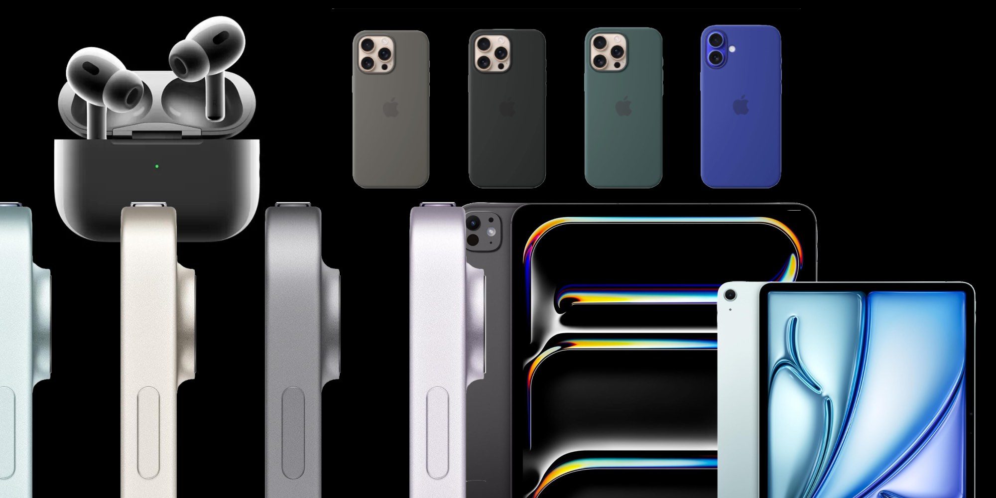 Скидки: официальные чехлы Apple iPhone 16 с управлением камерой от $42, AirPods Pro 2 со скидкой $60, iPad Air и многое другое