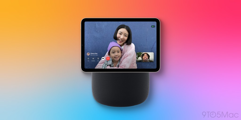 HomePod with screen concept image