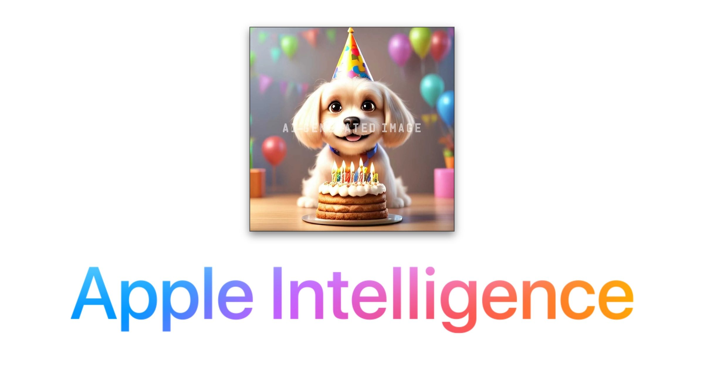 Apple показала первый пример изображения, созданного Apple Intelligence: собака Крейга Федериги
