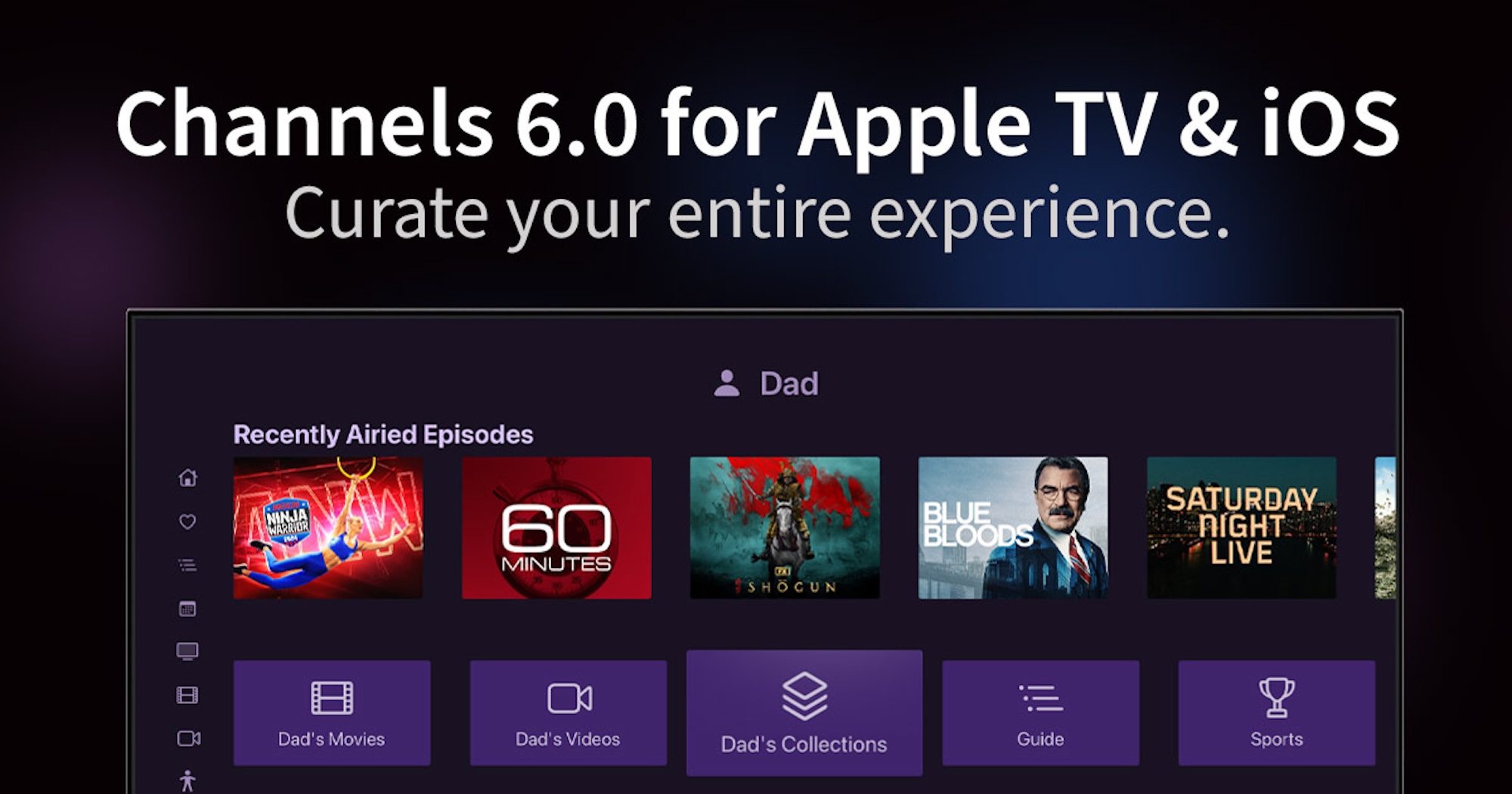 Приложение для отказа от кабельного ТВ Channels получило новые функции «Персональные разделы» и «Театральный режим»