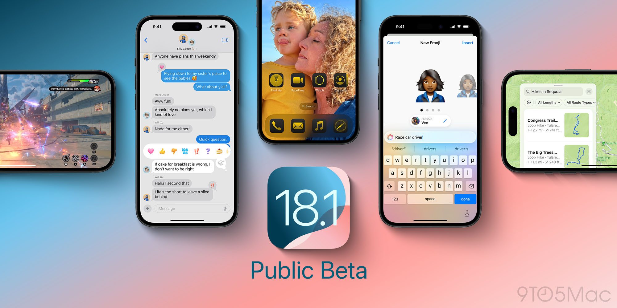 Публичная бета-версия iOS 18.1 доступна с функциями Apple Intelligence