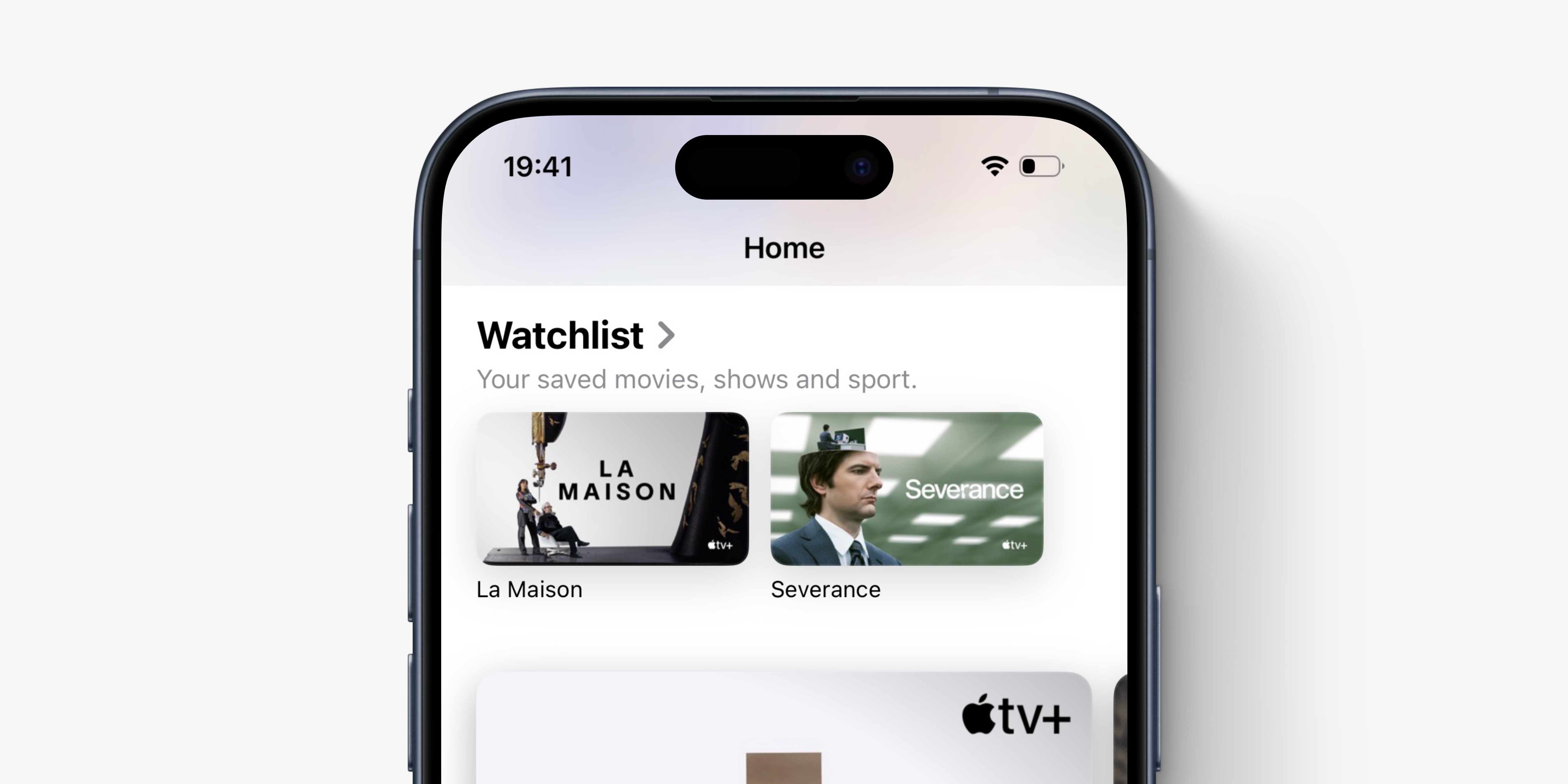 Aplicación Apple TV en iOS 18.1