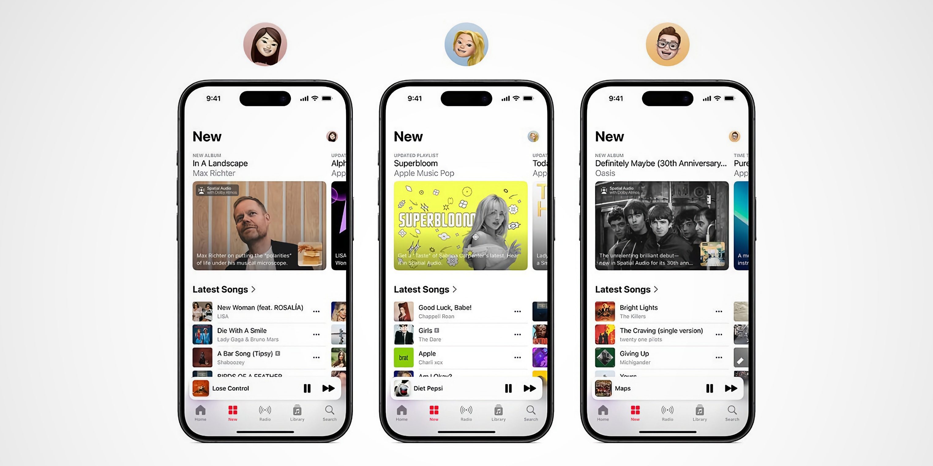 iOS 18: Apple Music помогает находить новую музыку через персонализированную вкладку «Новое»