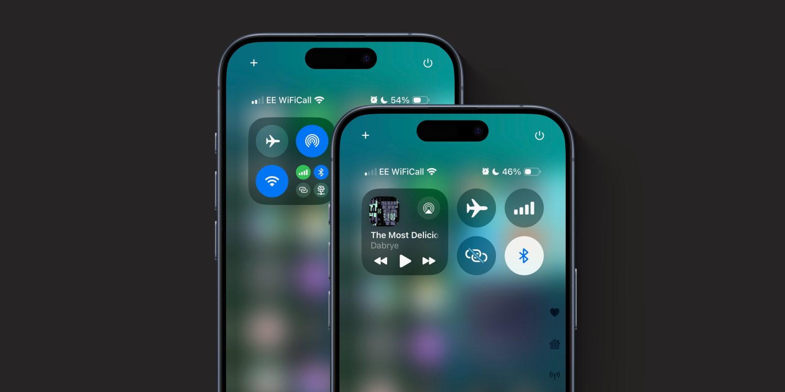 iOS 18 Bluetooth in Control Center