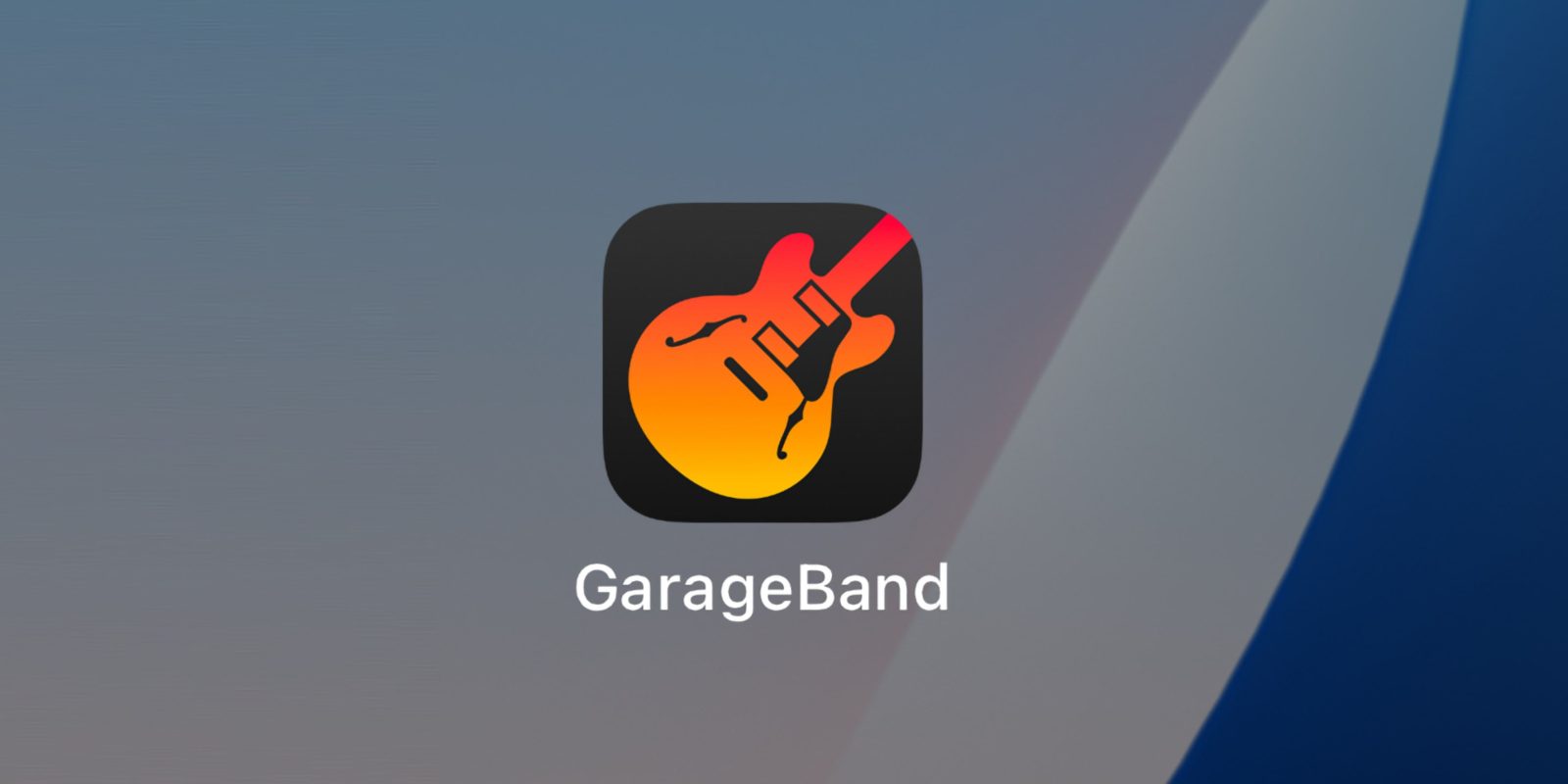 GarageBand dark app icon