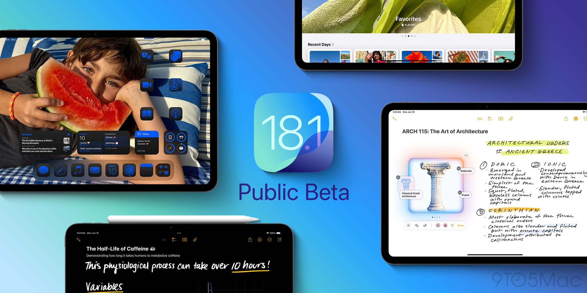 Вышла первая публичная бета-версия iPadOS 18.1, macOS Sequoia 15.1 и других систем