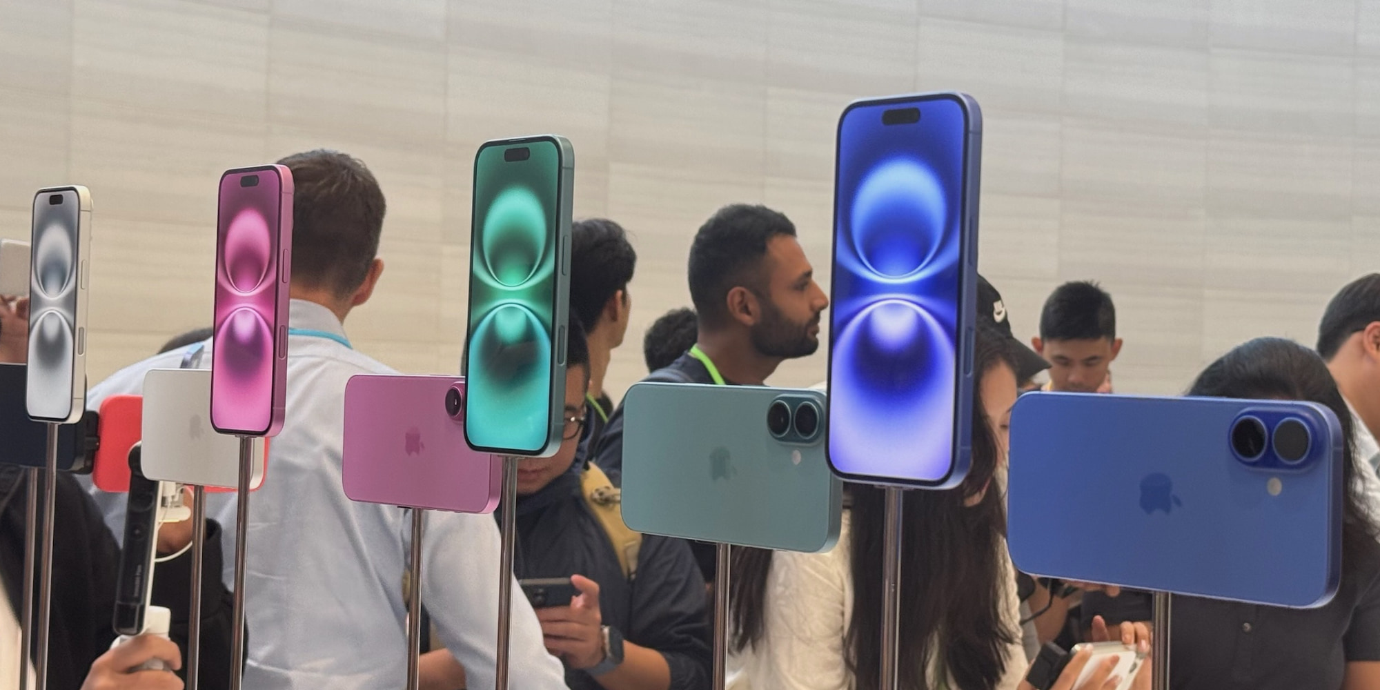 Cores do iPhone 16