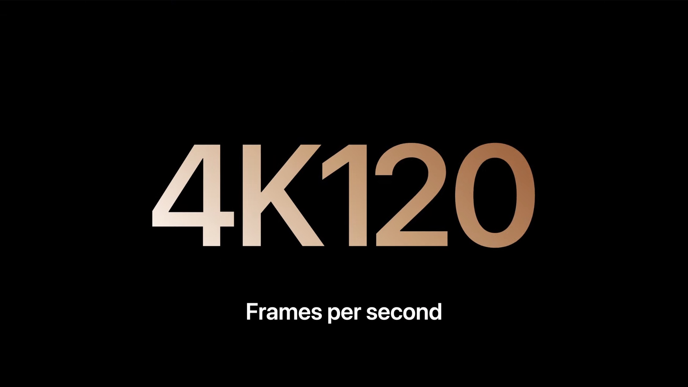 4K 120fps