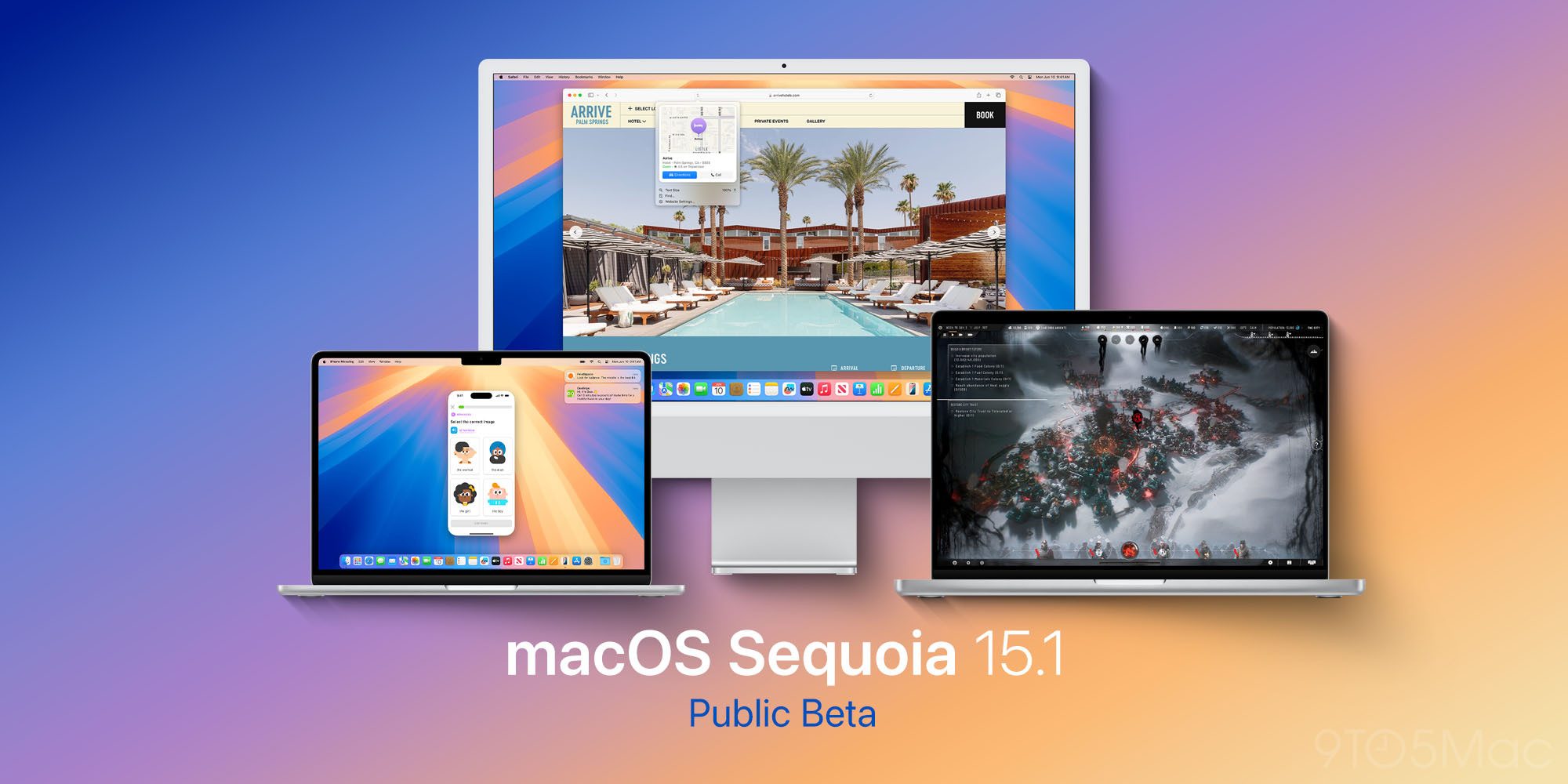 Apple выпускает публичную бету 2 для iPadOS 18.1, macOS Sequoia 15.1 и других