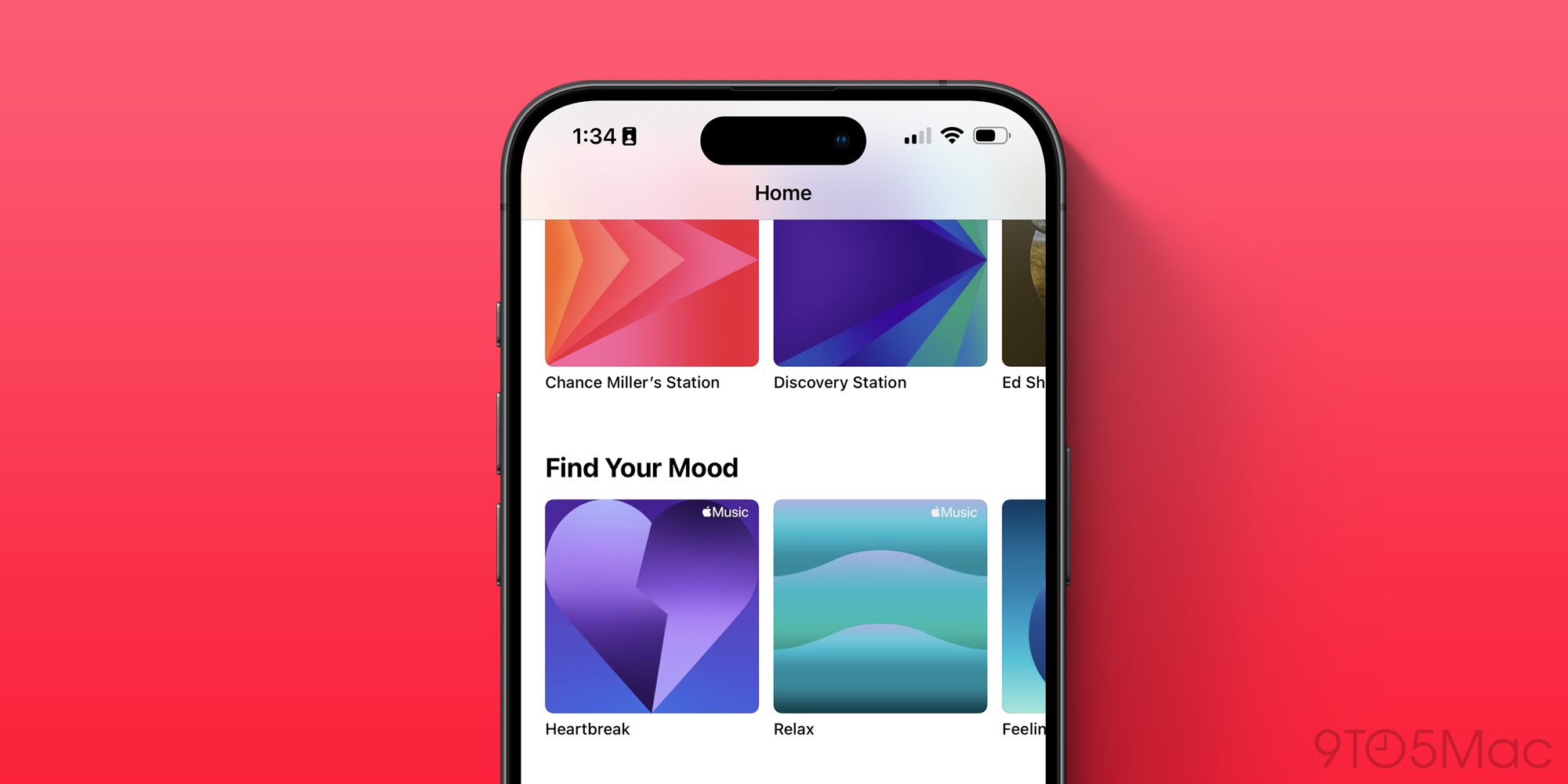 Apple Music добавляет пять новых персонализированных станций «Настроение»