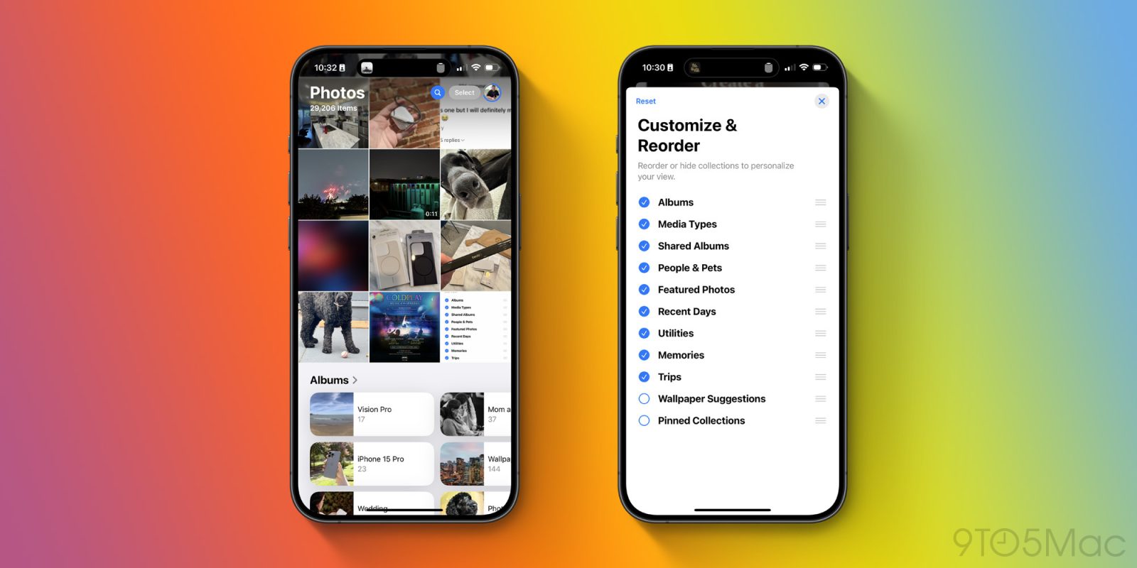 change ios 18 photos app