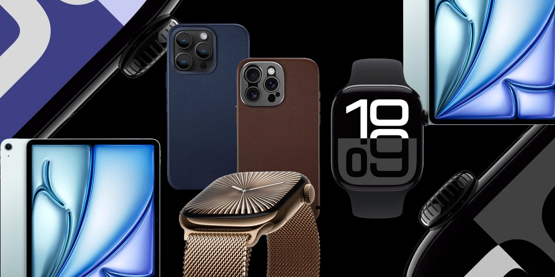 Скидки: Apple Watch Series 10 цвета Jet Black 46 мм за $399 + золотые модели, и не только