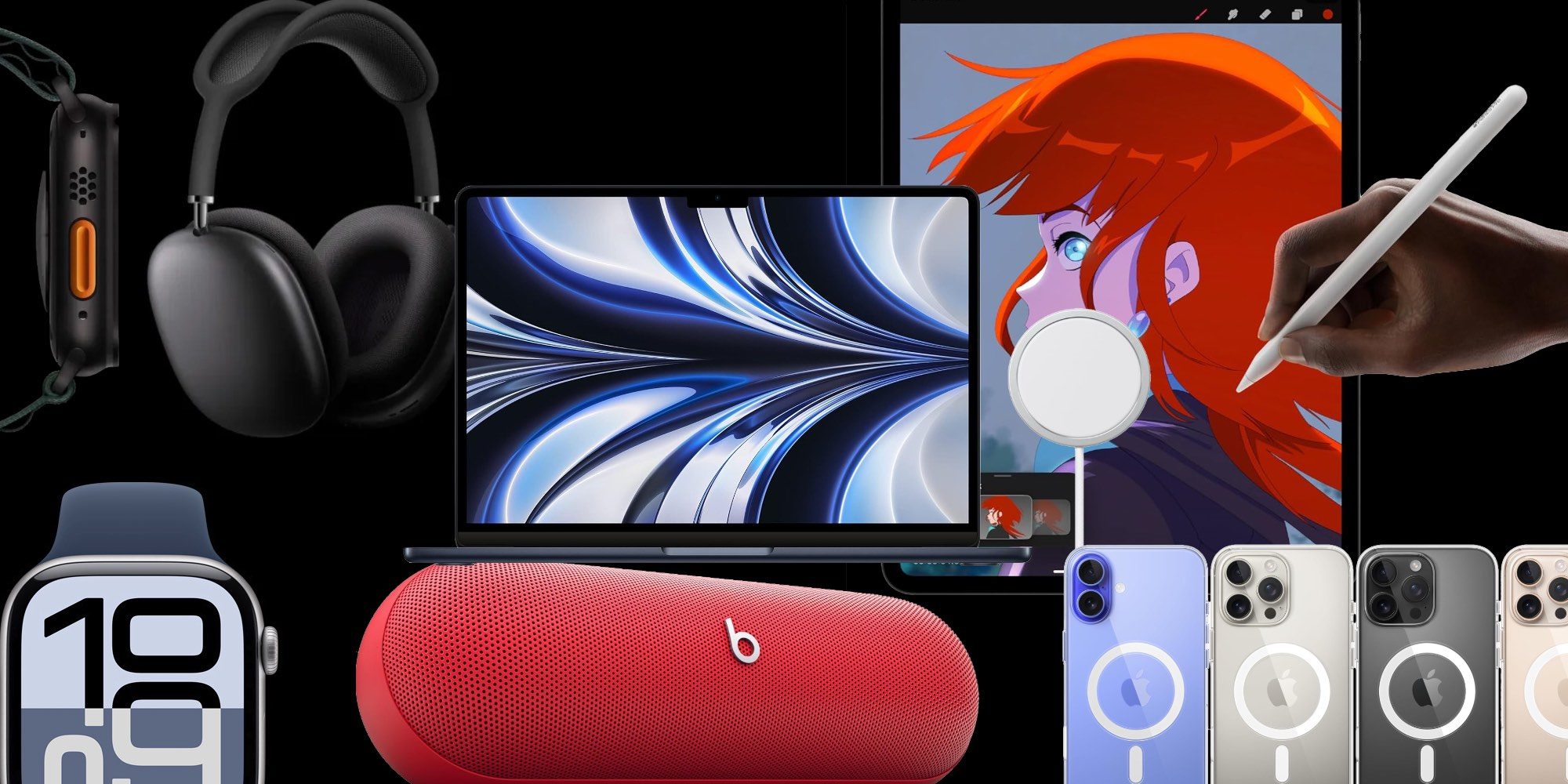 Скидки: Apple Pencil Pro по самой низкой цене, AirPods Max на $150 дешевле, новый Beats Pill, MacBook Air за $749 и многое другое