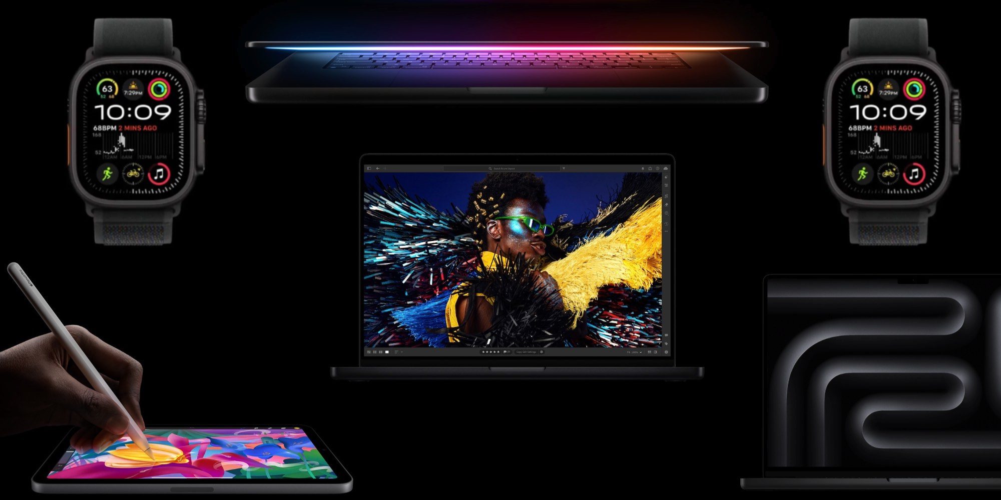 Скидки: MacBook Pro M4 со скидкой до 960 долларов при обмене M3, новые минимумы Apple Watch Ultra 2 черного цвета, Apple Pencil Pro и многое другое