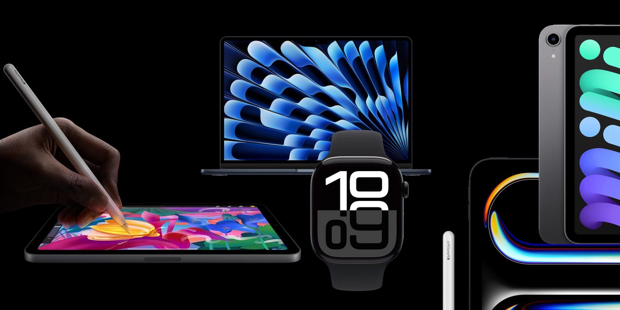 Предложения пятницы: iPad mini 7, Apple Watch Series 10 цвета Jet Black за $369, зарядное устройство MagSafe мощностью 25 Вт, скидка $150 на M4 iPad Pro и другое