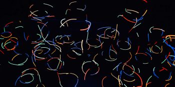 Threads Loops | Colorful abstract image depicting loops of light