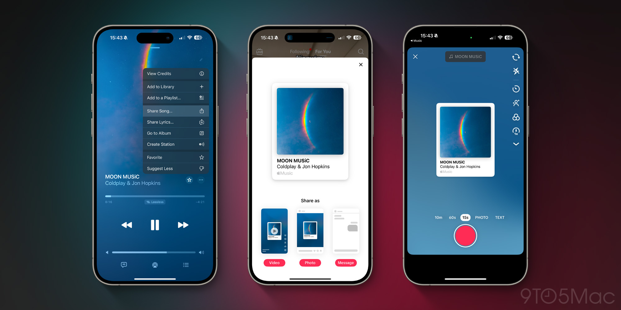 Apple Music mendapat integrasi berbagi baru dengan TikTok di iOS 18.1 beta 6