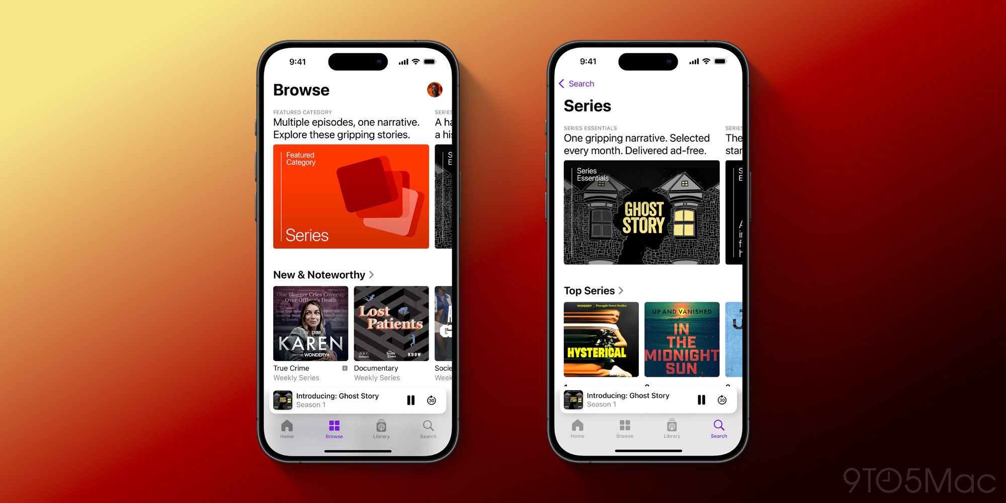 Apple Podcasts запускает новый чарт нарративных сериалов, окна без рекламы и многое другое