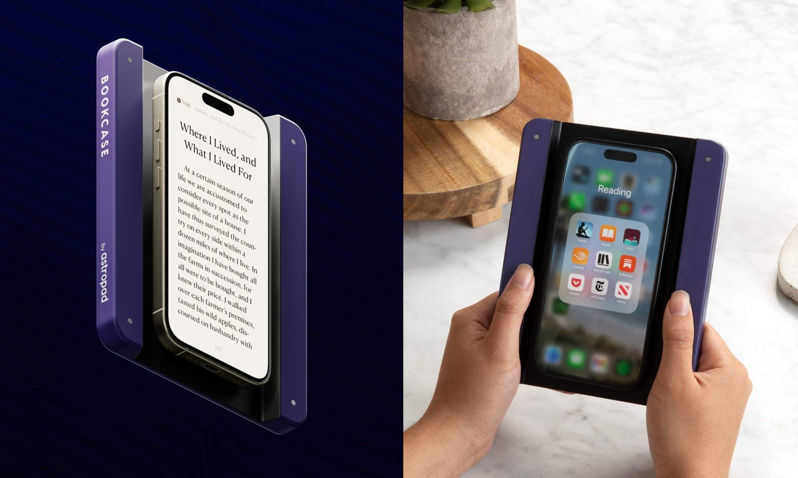 Astropad Bookcase iPhone e-reader