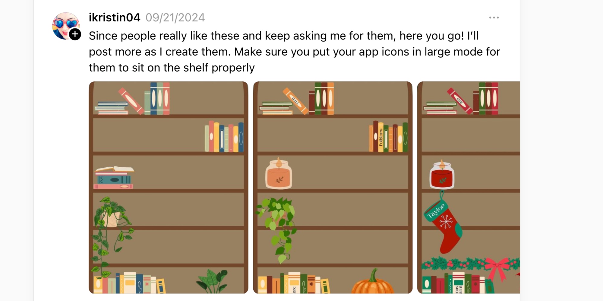 This iOS 18 bookshelf trend for Home Screens is ridiculously cute - 9to5Mac