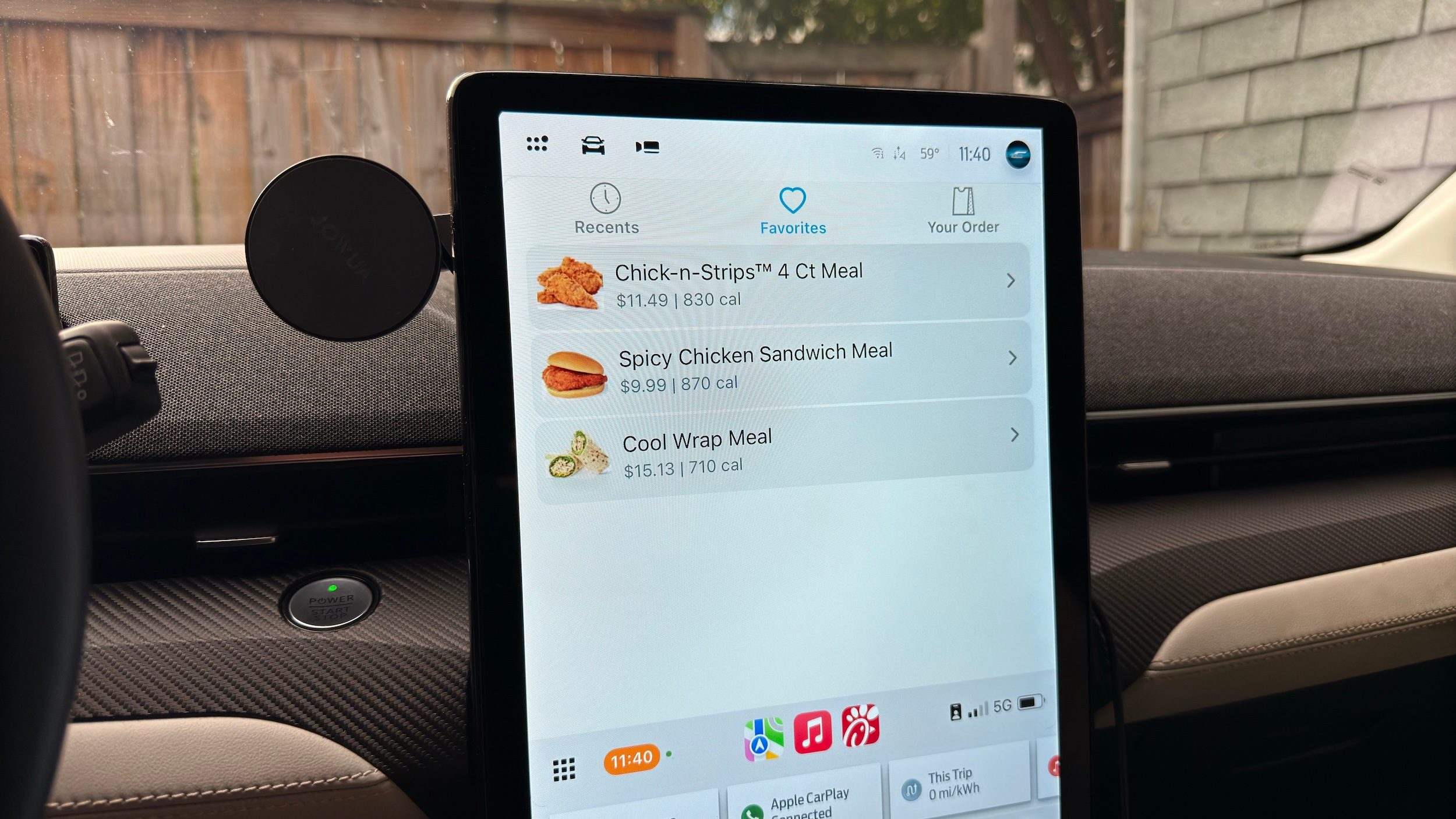 Теперь можно заказывать в Chick-fil-A через CarPlay