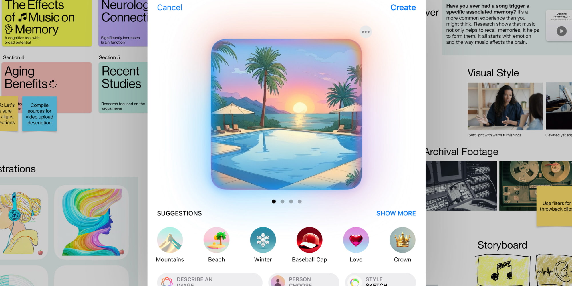 Image Playground iPadOS 18.2