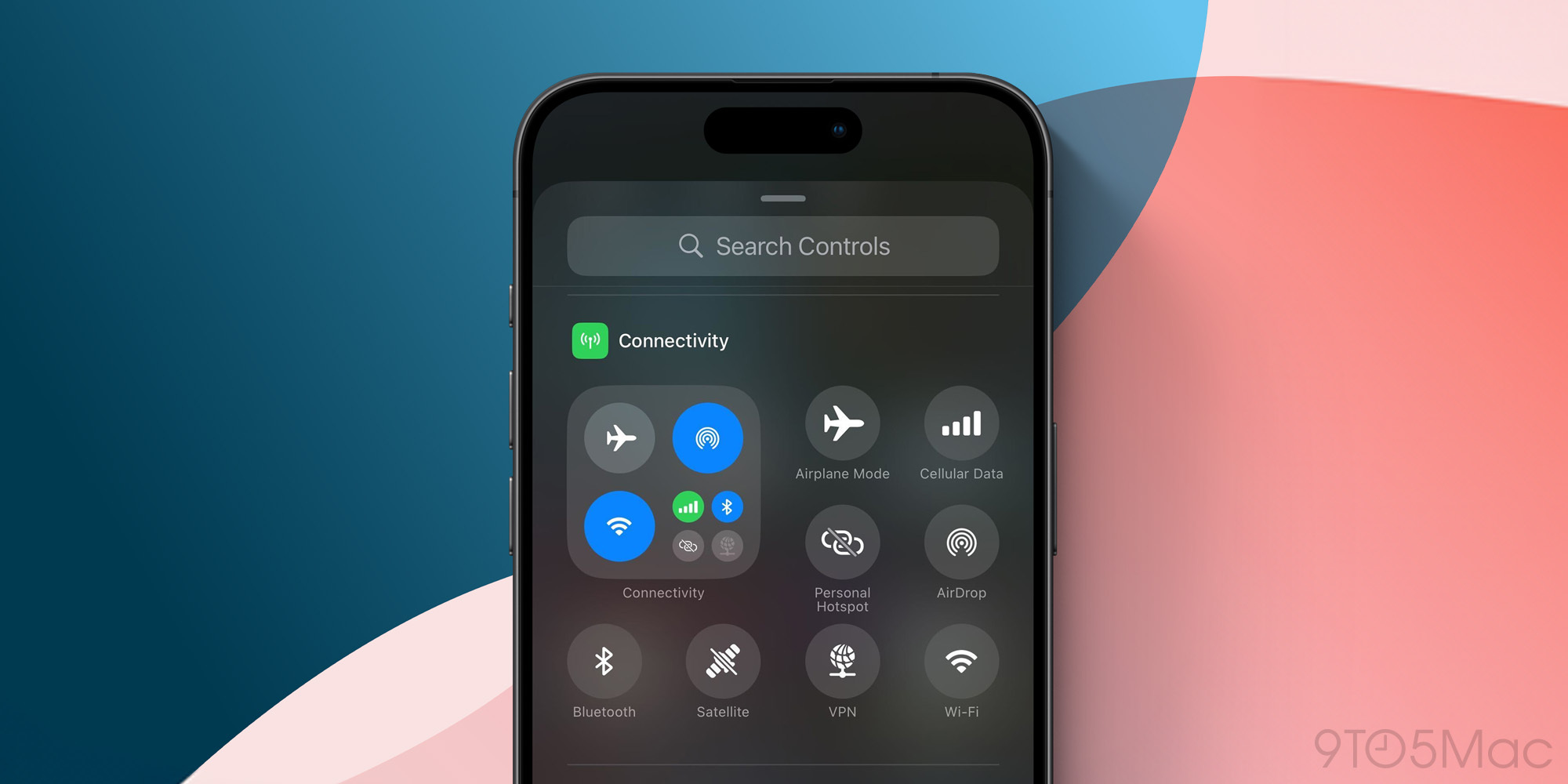 Centro de control iOS 18.1 beta 6