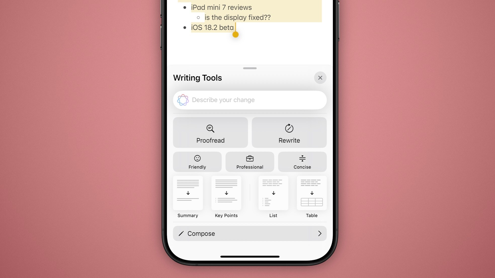 Writing Apps Ios iOS 18.2: New features, release date, more - 9to5Mac
