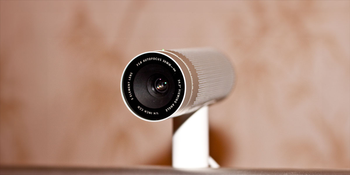 蘋果的安全攝像頭即使看不到人臉也能識別人 |顯示 Apple iSight 網絡攝像頭