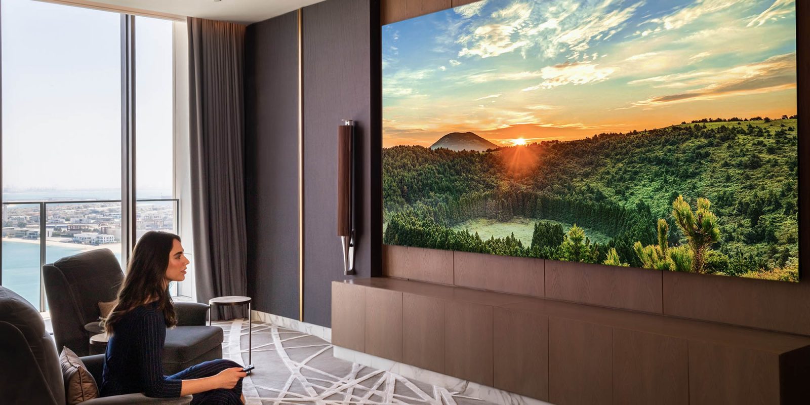 An Apple television seems even less likely now | Photo shows The Wall TV by Samsung