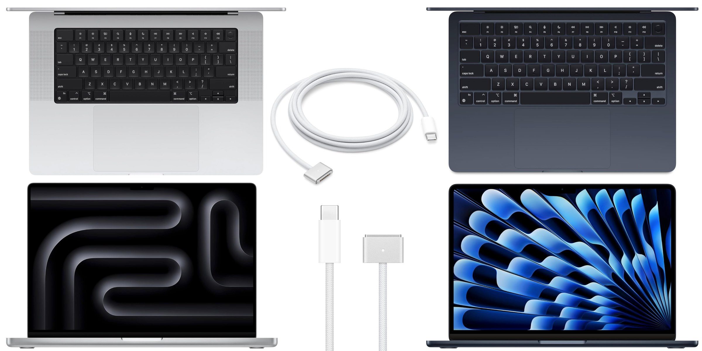 Скидки: MacBook Pro M4 достигли рекордно низких цен со скидкой 200 долларов, MacBook Air M3 с 16 ГБ от 899 долларов, кабель MagSafe 3 и многое другое